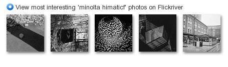 View most interesting 'minolta himaticf' photos on Flickriver
